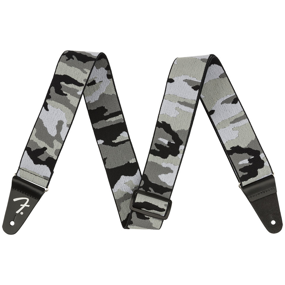 Fender WeighLess Grey Camo Strap Gitarrengurt Fender WeighLess Grey Camo Strap Gitarrengurt von Fender