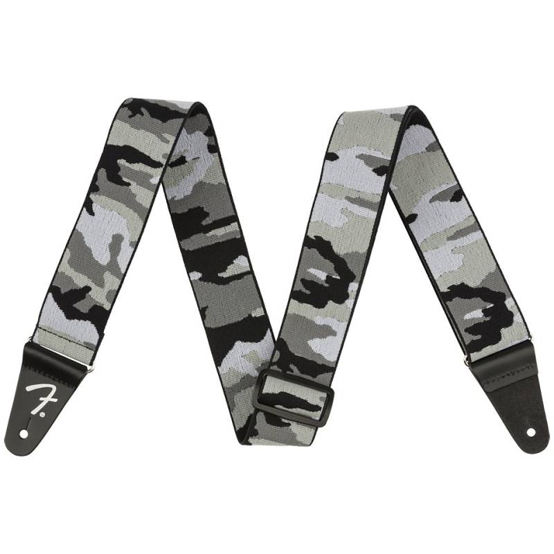 Fender WeighLess Grey Camo Strap Gitarrengurt von Fender