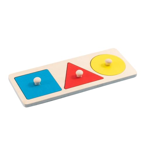 Wooden Shape Peg Shape Puzzle, 1 Satz Montessori Holzknauf Puzzle Peg Board Geometrische für Kindergarten und Vorschule Wooden Shape Peg Shape Puzzle, 1 Satz Montessori Holzknauf Puzzle Peg Board Geometrische für Kindergarten und Vorschule von Fenglin-joy