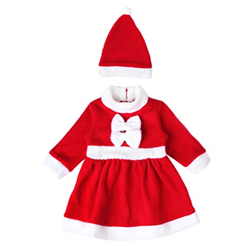 FENICAL weihnachtsoutfit Kleinkind weihnachtsmann kostüm Set Weihnachtsfeier Cosplay Kleid und Hut Set für Kinder Babys - größe l FENICAL weihnachtsoutfit Kleinkind weihnachtsmann kostüm Set Weihnachtsfeier Cosplay Kleid und Hut Set für Kinder Babys - größe l von Fenical