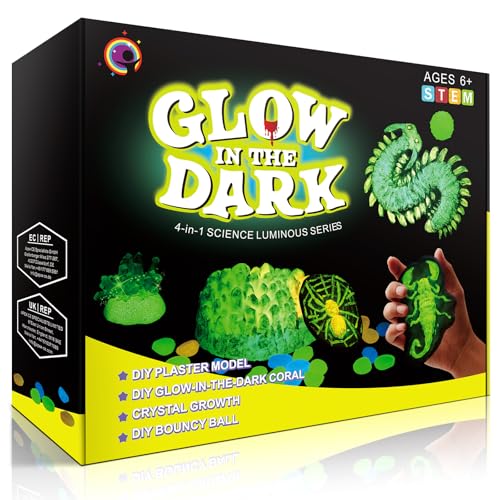 Schwarzlicht Spielzeug Experimentierkasten, Chemie Set Experimente für Kinder, Wissenschaft Im Dunkeln leuchtendes Kit, Weihnachten Geschenk für Jungen & Mädchen Schwarzlicht Spielzeug Experimentierkasten, Chemie Set Experimente für Kinder, Wissenschaft Im Dunkeln leuchtendes Kit, Weihnachten Geschenk für Jungen & Mädchen von Fenrad
