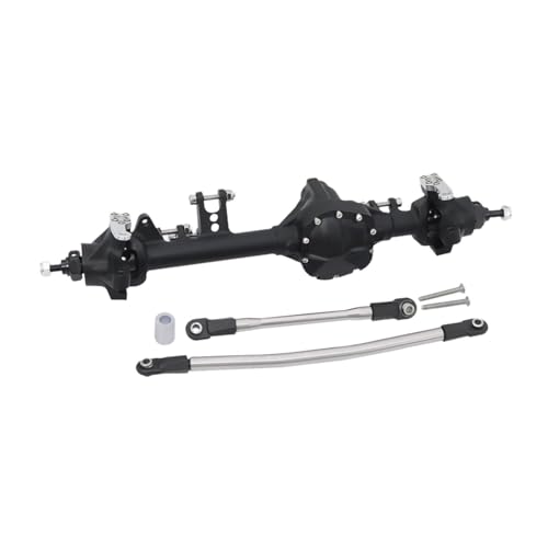 Fenteer 1/10 RC Auto Achse Gerade Ersatz Reparatur Aluminium Ersatzteil 217mm Länge Heavy Duty Fernbedienungen Steuerung Auto Teil Zubehör, Schwarze Vorderseite von Fenteer