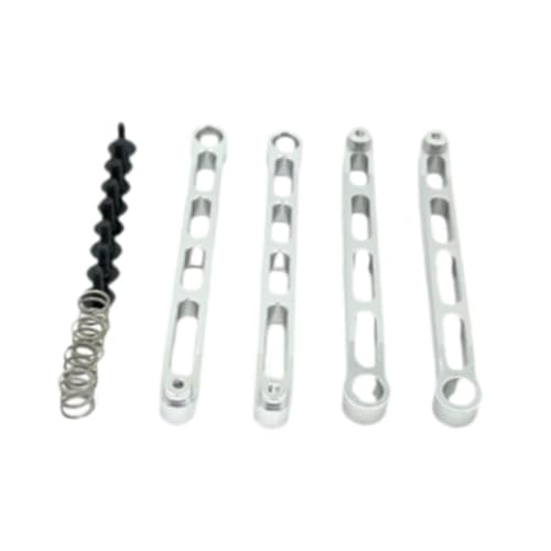 Fenteer 1/12 RC Auto Vorderachse Zugstange Set Ersetzen Teile Zubehör Einfache Installation Vorderachse Teile für MN82 MN82S MN82T MN82Pro, Silber Fenteer 1/12 RC Auto Vorderachse Zugstange Set Ersetzen Teile Zubehör Einfache Installation Vorderachse Teile für MN82 MN82S MN82T MN82Pro, Silber von Fenteer
