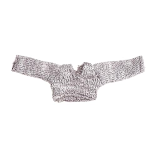 Fenteer 1/12 weibliche Puppenpullover, Actionfigur Kleidung, Langarm, Modepullover -Pullover Mini für 6 -Zoll -Action -Figuren, Grau Fenteer 1/12 weibliche Puppenpullover, Actionfigur Kleidung, Langarm, Modepullover -Pullover Mini für 6 -Zoll -Action -Figuren, Grau von Fenteer