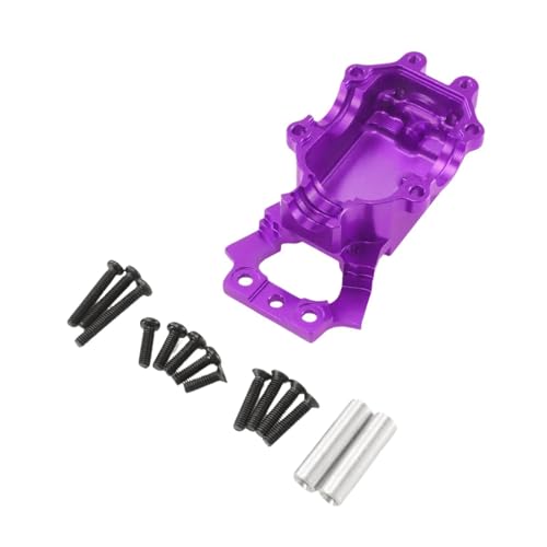 Fenteer 1/14 RC-Auto, vordere Getriebeunterabdeckung, Metall, zu installieren, Upgrade-Getriebegehäuse für 14211 14303 LKW-Zubehör, Violett von Fenteer