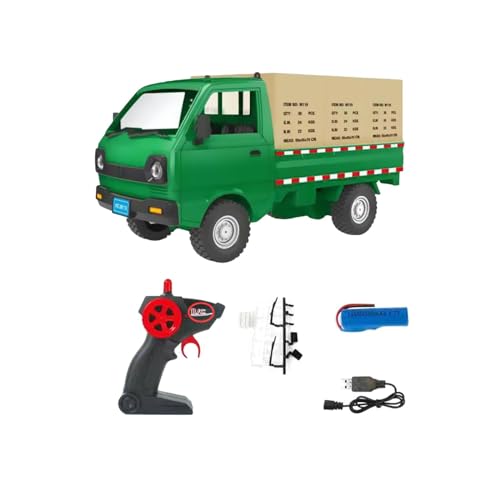 Fenteer 1/16 LKW-Spielzeug, ferngesteuertes Auto, Hand-Augen-Koordination, Cartoon-Fahrzeugspielzeug, Feinmotorik-Spielzeug, Spielfahrzeuge, Spielzeug, Grün von Fenteer