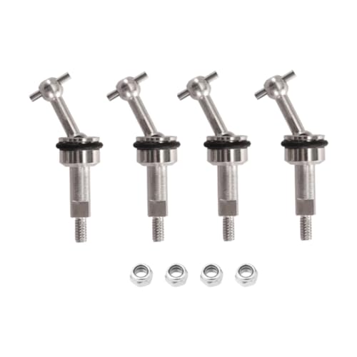 Fenteer 1/28 RC-Gelenkwellen erweitertes Metall CVD Universal professionelle Antriebswelle für 284131 1/-Q IW04M, 4 Stück von Fenteer