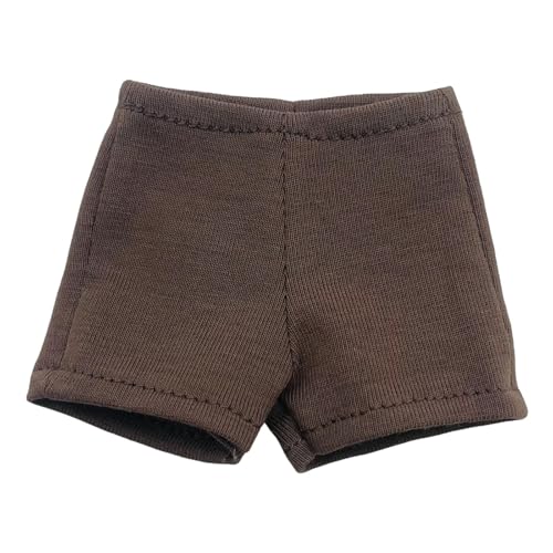 Fenteer 1/6 Shorts Miniatur Puppenkostüm, Anzieh, Cosplay Mode Lässige Mini Kurze Hose für 12 Zoll Frauen, Kaffee von Fenteer