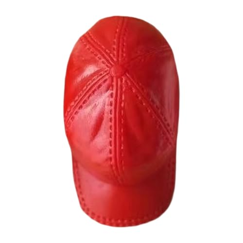 Fenteer 1/6 Skala Female Actionfigur Hut Baseball Cap Gummi Kleider kleidert robuste Miniatur stilvoll für 12 -Zoll -Figuren Accessoire, Rot von Fenteer