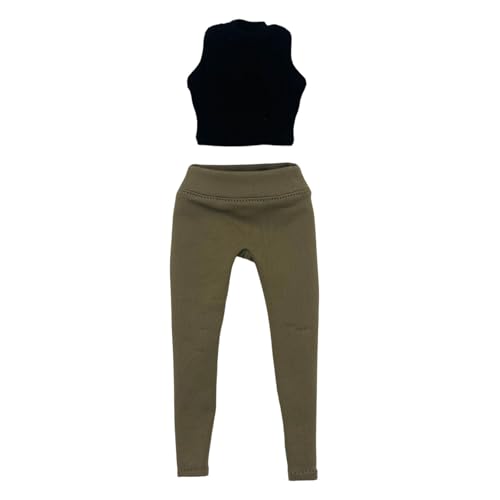Fenteer 1/6 Weste mit Hosen gestricktes Ernte -Tanktop, stilvolles ärmelloses Top, Casual Basic Tank für 12 -Zoll -Figuren Accessoire, Schwarz Fenteer 1/6 Weste mit Hosen gestricktes Ernte -Tanktop, stilvolles ärmelloses Top, Casual Basic Tank für 12 -Zoll -Figuren Accessoire, Schwarz von Fenteer