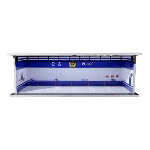 Fenteer 1/64 Maßstab Modellauto Vitrine Display Box Garage Modell Diorama Ornament Mikro Landschaft Dekor Staubdicht Parkplatz Szene, Style E Fenteer 1/64 Maßstab Modellauto Vitrine Display Box Garage Modell Diorama Ornament Mikro Landschaft Dekor Staubdicht Parkplatz Szene, Style E von Fenteer