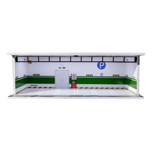 Fenteer 1/64 Maßstab Modellauto Vitrine Display Box Garage Modell Diorama Ornament Mikro Landschaft Dekor Staubdicht Parkplatz Szene , Style B Fenteer 1/64 Maßstab Modellauto Vitrine Display Box Garage Modell Diorama Ornament Mikro Landschaft Dekor Staubdicht Parkplatz Szene , Style B von Fenteer