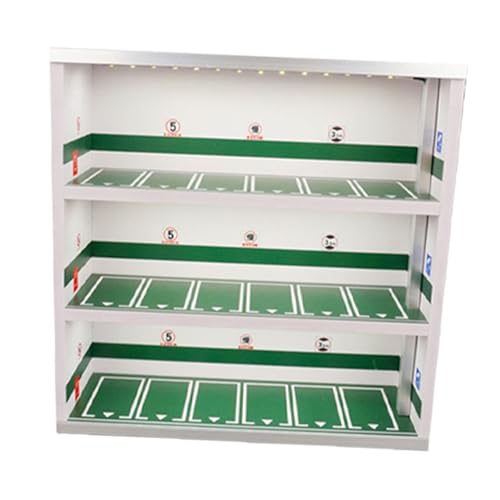 Fenteer 1/64 Modellauto -Display -Hülle Miniatur -Szene Parkplatz Szene Dekorative Mikrolandschaftsdekor -Showcase Organizer Display Box, GrÜn von Fenteer