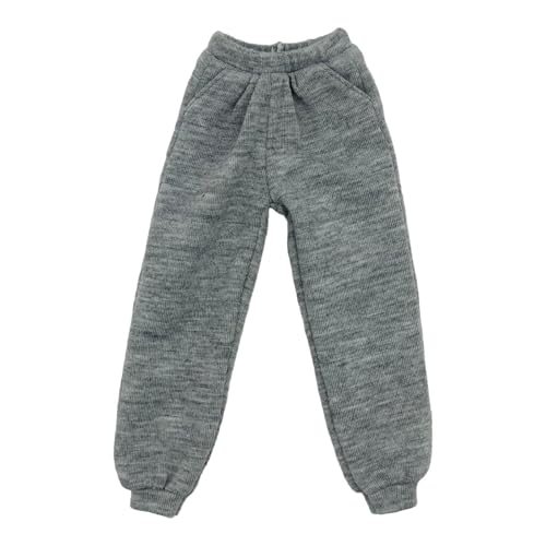 Fenteer 1: 6 Hosen Actionfigur Kleidung, handgefertigte stilvolle Mode Miniatur -Freizeithose, Puppenkleidung für 12 "Frauen Actionfiguren ACCS, Grau von Fenteer