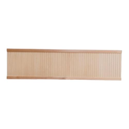 Fenteer 1: 6 Scale Dollhouse Wall Panel Mini Wainscoting Panel DIY ACCS Miniaturmöbel für Rollenspielen Geschenk Mikro Landschaft Dekor, Hellbraun Fenteer 1: 6 Scale Dollhouse Wall Panel Mini Wainscoting Panel DIY ACCS Miniaturmöbel für Rollenspielen Geschenk Mikro Landschaft Dekor, Hellbraun von Fenteer