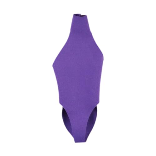 Fenteer 1: 6 weibliche Puppenkleidung Kleidung Badeanzug Sommer Casual Mini Action Figur Kleidung für 12 '' weibliche Actionfigur Accessoires, Hellviolett von Fenteer