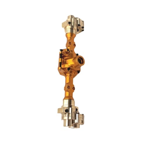 Fenteer 1:10 Hinterachse Gehäuse Achse Shell Professionelles Zubehör, Accessor der RC -Fahrzeugskala, Ersatzteil für Wltoys 104010 Hobby Car, Gold von Fenteer
