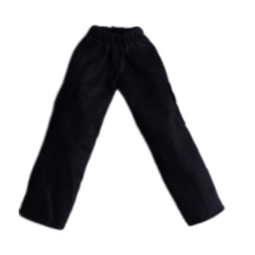 Fenteer 1:12 Mans -Figur Casual Hosenpuppen Cargo Hosen Outfit Herrenkleidung Hose Miniatur für 6 '' Zoll Figuren Accessoire, Schwarz Fenteer 1:12 Mans -Figur Casual Hosenpuppen Cargo Hosen Outfit Herrenkleidung Hose Miniatur für 6 '' Zoll Figuren Accessoire, Schwarz von Fenteer