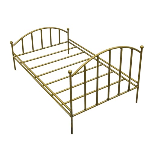Fenteer 1:12 Puppenhaus Miniatur Baby Bett Puppenhaus Metall Bett für Puppenhaus Schlafzimmer Fenteer 1:12 Puppenhaus Miniatur Baby Bett Puppenhaus Metall Bett für Puppenhaus Schlafzimmer von Fenteer