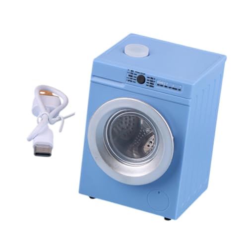 Fenteer 1:12 Puppenhaus Waschmaschine Simulation Zubehör Spielzeug Puppe Zubehör Dekoration für Schlafzimmer Wohnzimmer Haushaltsdekor, Blau Fenteer 1:12 Puppenhaus Waschmaschine Simulation Zubehör Spielzeug Puppe Zubehör Dekoration für Schlafzimmer Wohnzimmer Haushaltsdekor, Blau von Fenteer