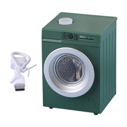Fenteer 1:12 Puppenhaus Waschmaschine Simulation Zubehör Spielzeug Puppe Zubehör Dekoration für Schlafzimmer Wohnzimmer Haushaltsdekor, Grün Fenteer 1:12 Puppenhaus Waschmaschine Simulation Zubehör Spielzeug Puppe Zubehör Dekoration für Schlafzimmer Wohnzimmer Haushaltsdekor, Grün von Fenteer