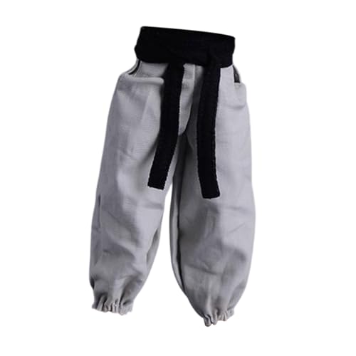 Fenteer 1:12 Skala Men Lounge Hosen Hosen Cosplay Casual Dress up Miniaturpuppenkostüm mit Gürtel für 6 '' Man Figures Accessoires, Schwarzgürtel Fenteer 1:12 Skala Men Lounge Hosen Hosen Cosplay Casual Dress up Miniaturpuppenkostüm mit Gürtel für 6 '' Man Figures Accessoires, Schwarzgürtel von Fenteer