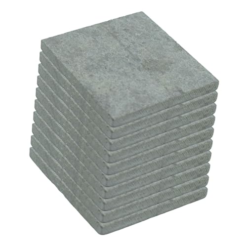 Fenteer 10 Stück Zementziegel-Modellhausbau, Kunsthandwerk, Schnitzerei, Landschaftsbau, Bodenbrett, Hausmodellbrett, 6x6cm von Fenteer