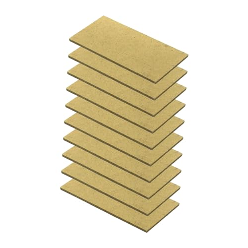 Fenteer 10x Baumodell-Grundplatten, Grundplatten, Diorama-Basen, Modellbau, Holzhausbau, Bodenplatten für Projekte, Basteln, 6cmx12cm Fenteer 10x Baumodell-Grundplatten, Grundplatten, Diorama-Basen, Modellbau, Holzhausbau, Bodenplatten für Projekte, Basteln, 6cmx12cm von Fenteer