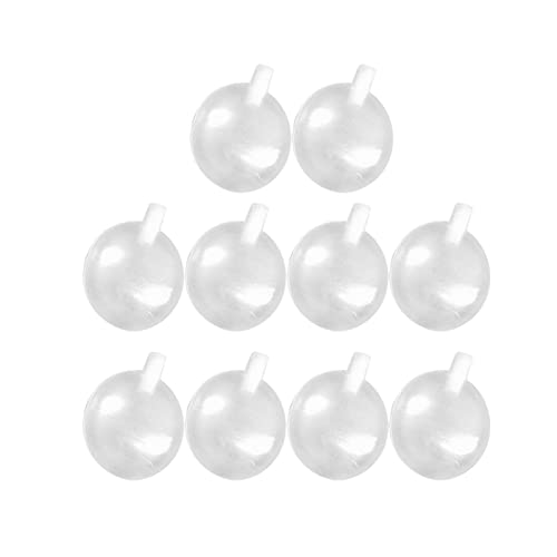 Fenteer 10x Hund Quietschendes Spielzeug Noise Maker Transparent Kleines Stofftier Quietschen Handwerk Quietschen Reparatur DIY für Hund Katze Kinder, 45MM von Fenteer