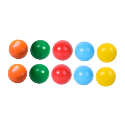 Fenteer 10x Regenbogen-Holzkugeln, Farbsortierung, pädagogische Farberkennung, Vorschul-Lernmaterialien für Jungen und Mädchen, Geschenk, Style B Fenteer 10x Regenbogen-Holzkugeln, Farbsortierung, pädagogische Farberkennung, Vorschul-Lernmaterialien für Jungen und Mädchen, Geschenk, Style B von Fenteer