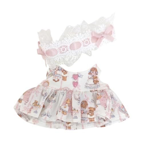 Fenteer 17 cm Puppenkleid, verkleiden Sie Sich für Kinder, Geburtstagsgeschenk, Puppenzubehör, Kleidung, Kostüm, bequem, stilvoll, Cartoon-Puppenkleidung, Rosa Fenteer 17 cm Puppenkleid, verkleiden Sie Sich für Kinder, Geburtstagsgeschenk, Puppenzubehör, Kleidung, Kostüm, bequem, stilvoll, Cartoon-Puppenkleidung, Rosa von Fenteer