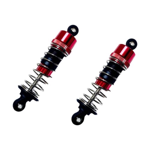 Fenteer 2 Teile RC -Auto Heck -Stoßdämpfer RC Accessoire Leichter Metallersatz für 16207 16208 16209 16210 1/16 Skala RC Car von Fenteer