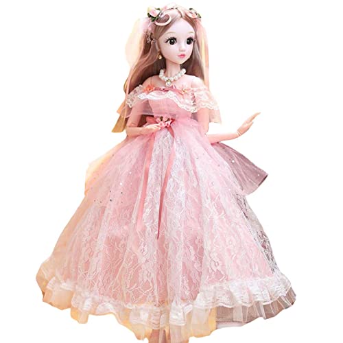 Fenteer 24 Zoll Puppe mit Kugelgelenk BJD Puppen Können Singen, Erzählen Geschichte Englisch Und Sprechen Modepuppe Prinzessin Puppe für Sammlung Puppe Spiels, Prinzessin Camilla von Fenteer