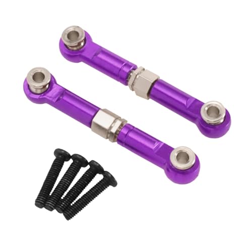 Fenteer 2X 1:14 RC-Auto-Lenkgestänge, Zugstangen-Lenkstange, verstellbare Spurstangen aus Aluminiumlegierung für 14211-Fahrzeuge, RC-Auto, DIY, Violett Fenteer 2X 1:14 RC-Auto-Lenkgestänge, Zugstangen-Lenkstange, verstellbare Spurstangen aus Aluminiumlegierung für 14211-Fahrzeuge, RC-Auto, DIY, Violett von Fenteer