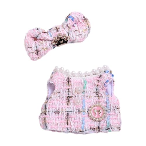 Fenteer 2X Modepuppenkleid und Schleifenhaarnadel, Miniatur-Kleidungszubehör-Outfits für 15–17 cm große Puppen, Kindergeschenke, Rosa Fenteer 2X Modepuppenkleid und Schleifenhaarnadel, Miniatur-Kleidungszubehör-Outfits für 15–17 cm große Puppen, Kindergeschenke, Rosa von Fenteer