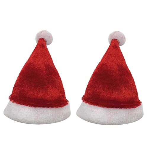 Fenteer 2pcs 1/6 Weihnachtsmütze Mütze Kleidung für 12 Zoll weibliche männliche Actionfiguren von Fenteer