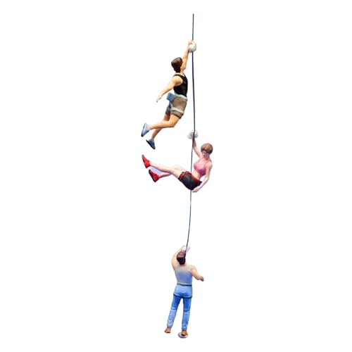 Fenteer 3 Stück Miniaturfiguren Im Maßstab 1:64, Mini Menschenfiguren, Klettern Fenteer 3 Stück Miniaturfiguren Im Maßstab 1:64, Mini Menschenfiguren, Klettern von Fenteer