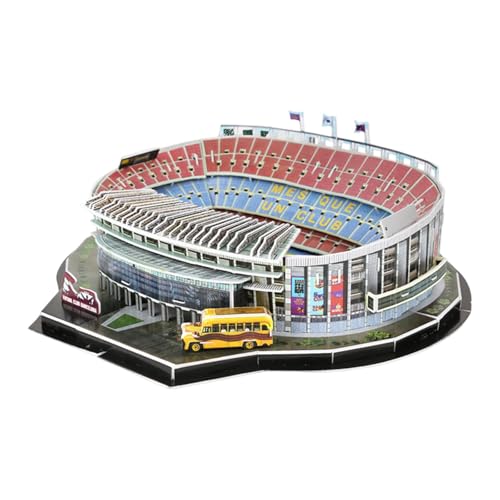 Fenteer 3D-Fußballstadion-Puzzle-Spielzeugmodell, klassisches Fußballstadion-Puzzle, Bausatz für kreative Kinderfans von Fenteer
