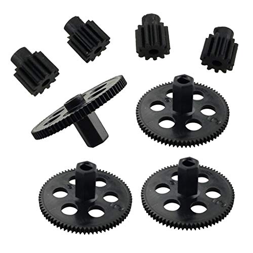Fenteer 4 STK. Zahnräder Getribe Gear Set und 4pcs Motor Zahnräder Getriebe Ersatzteile für Visuo Xs809 Xs809hw Xs809hc von Fenteer