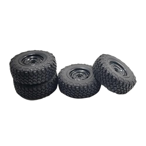 Fenteer 4 Stück 1/12 RC-Auto-Radreifen-Zubehör Hochleistungsbaugruppe Ersetzen Sie Upgrade-Teile für ferngesteuerte Fahrzeug MN82 MN168 von Fenteer