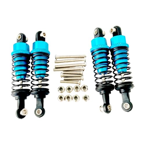 Fenteer 4 Stück RC-Auto-Stoßdämpfer 1/12 1/16 Ersatz-Fahrzeugteile mit Schraubendämpfern RC-Stoßdämpfer für D90 MN78 MN82 C24, Himmelblau Fenteer 4 Stück RC-Auto-Stoßdämpfer 1/12 1/16 Ersatz-Fahrzeugteile mit Schraubendämpfern RC-Stoßdämpfer für D90 MN78 MN82 C24, Himmelblau von Fenteer