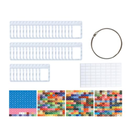 Fenteer 50 Stücke Strassstation Storage Beutel kleine Perlen Organizer Mehrzweckverpackungstasche klare Fensterbehälter Selbstdichtbeutel, Weiß von Fenteer