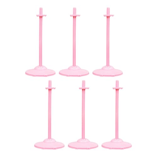Fenteer 6-teilige Puppenhalter-Stützbasis, verstellbares Zubehör, passend für Puppen im Maßstab 1/6, zu installieren, vielseitig einsetzbar, Hell-pink Fenteer 6-teilige Puppenhalter-Stützbasis, verstellbares Zubehör, passend für Puppen im Maßstab 1/6, zu installieren, vielseitig einsetzbar, Hell-pink von Fenteer