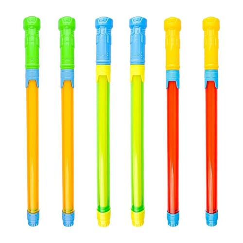 Fenteer 6-teiliges Wasserspritzspielzeug, teleskopisch, 16,5–27 Zoll, tragbar, für Kinder und Erwachsene, multifunktionales, buntes Wasserspiel-Kampfspielzeug Fenteer 6-teiliges Wasserspritzspielzeug, teleskopisch, 16,5–27 Zoll, tragbar, für Kinder und Erwachsene, multifunktionales, buntes Wasserspiel-Kampfspielzeug von Fenteer