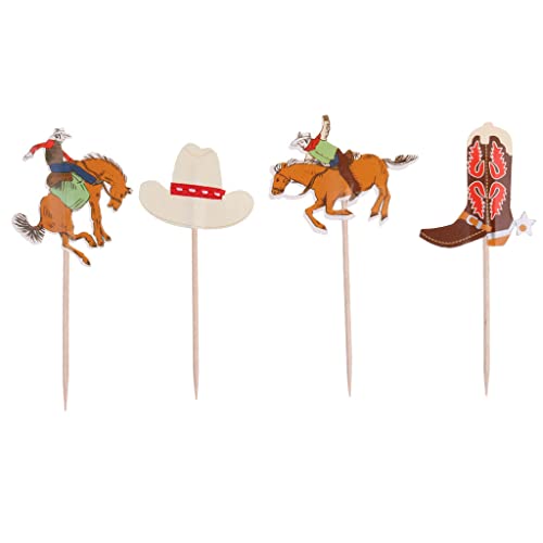 Fenteer 72 Stücke Cupcake Topper Deko, Mini Kuchen Dekoration Cupcake Toppers und Wrappers Verpackung für Kinder Baby Party Geburtstag Party Kuchen Dekoration Supplies von Fenteer