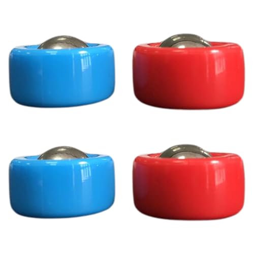 Fenteer 8X Mini Shuffleboard Pucks Set Tabletop Spiel Pucks Tragbare Curling Zubehör Ausrüstung 0,75 Zoll Shuffleboard Rollen Set von Fenteer