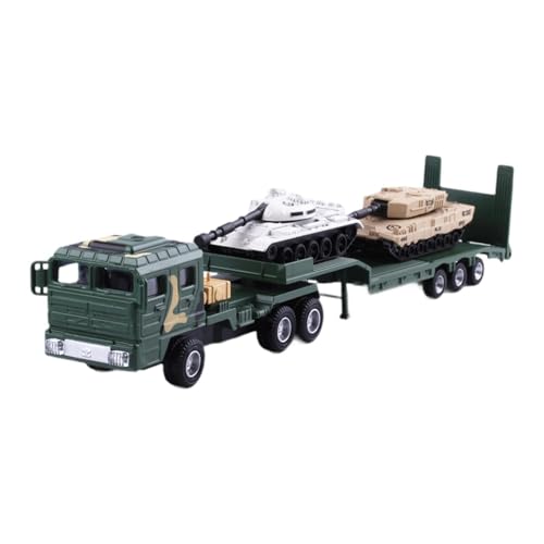 Fenteer Abschleppwagen, Spielzeugfahrzeug, Träger-LKW-Spielzeug, Kinderspielzeugfahrzeug, realistischer Halbtieflader, Miniatur-Träger-LKW-Spielzeug für 1/64 Fenteer Abschleppwagen, Spielzeugfahrzeug, Träger-LKW-Spielzeug, Kinderspielzeugfahrzeug, realistischer Halbtieflader, Miniatur-Träger-LKW-Spielzeug für 1/64 von Fenteer