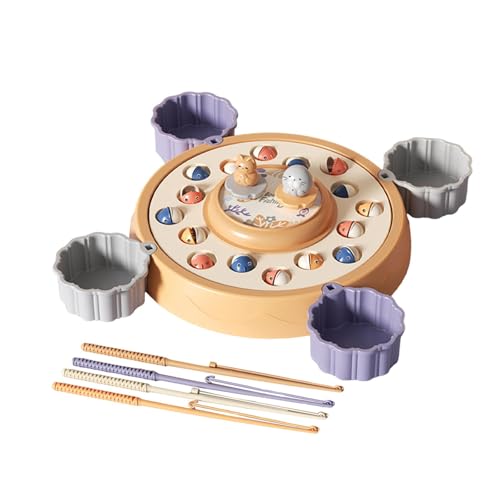 Fenteer Angelspiel, Feinmotorik, interaktives Brettspiel, Rollenspiel für Partygeschenke, Vorschulgeschenk für Kinder ab 3 Jahren, Orange Fenteer Angelspiel, Feinmotorik, interaktives Brettspiel, Rollenspiel für Partygeschenke, Vorschulgeschenk für Kinder ab 3 Jahren, Orange von Fenteer