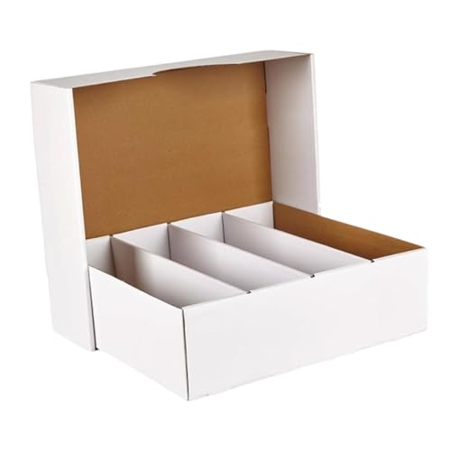 Fenteer Aufbewahrungsbox für Spielkarten, Kartensammler, platzsparend, zum Sammeln von Sportkarten, Organizer für den Handel mit Spielen, Baseballkarten von Fenteer
