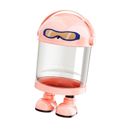 Fenteer Aufbewahrungsröhre für Stofftiere, multifunktional, schöne, durchsichtige Spielzeug-Ausstellungsbox, Plüschpuppen-Organizer für Wohnzimmer, Rosa von Fenteer